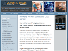 Tablet Screenshot of czieglerlaw.com